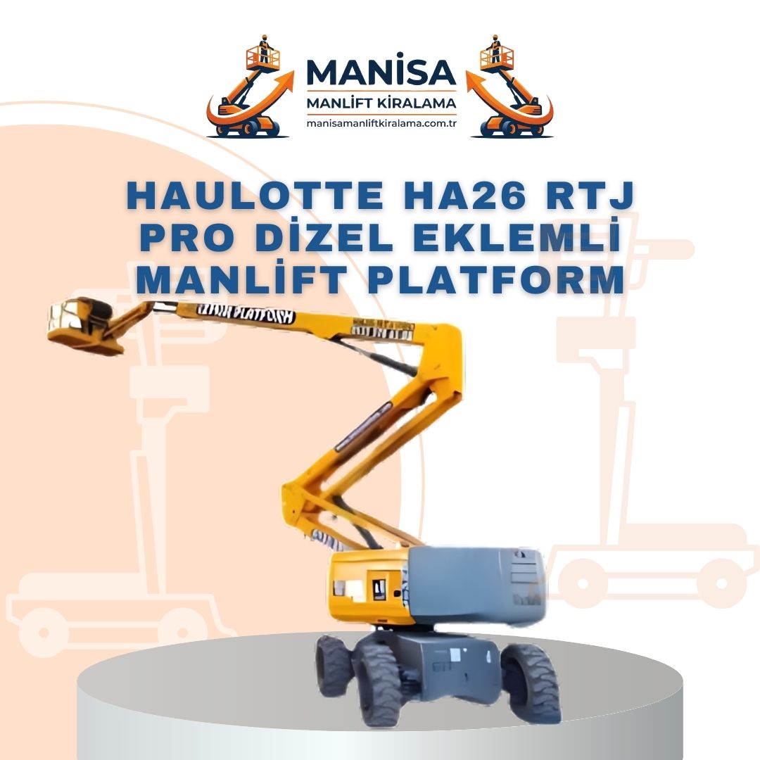 haulotte ha26 rtj pro dizel eklemli manlift platform