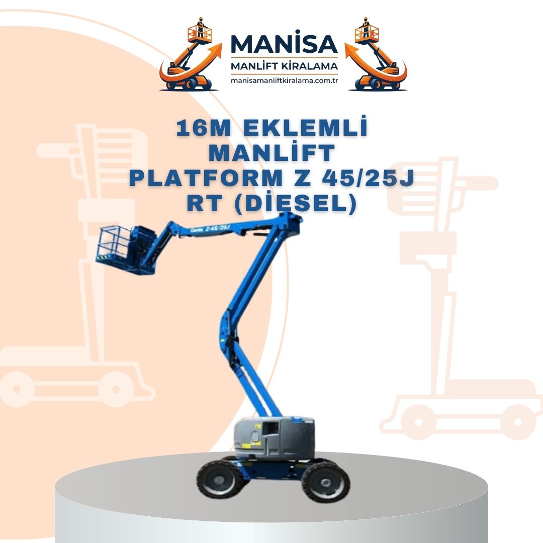 16m eklemli manlift platform z 45 25j rt diesel