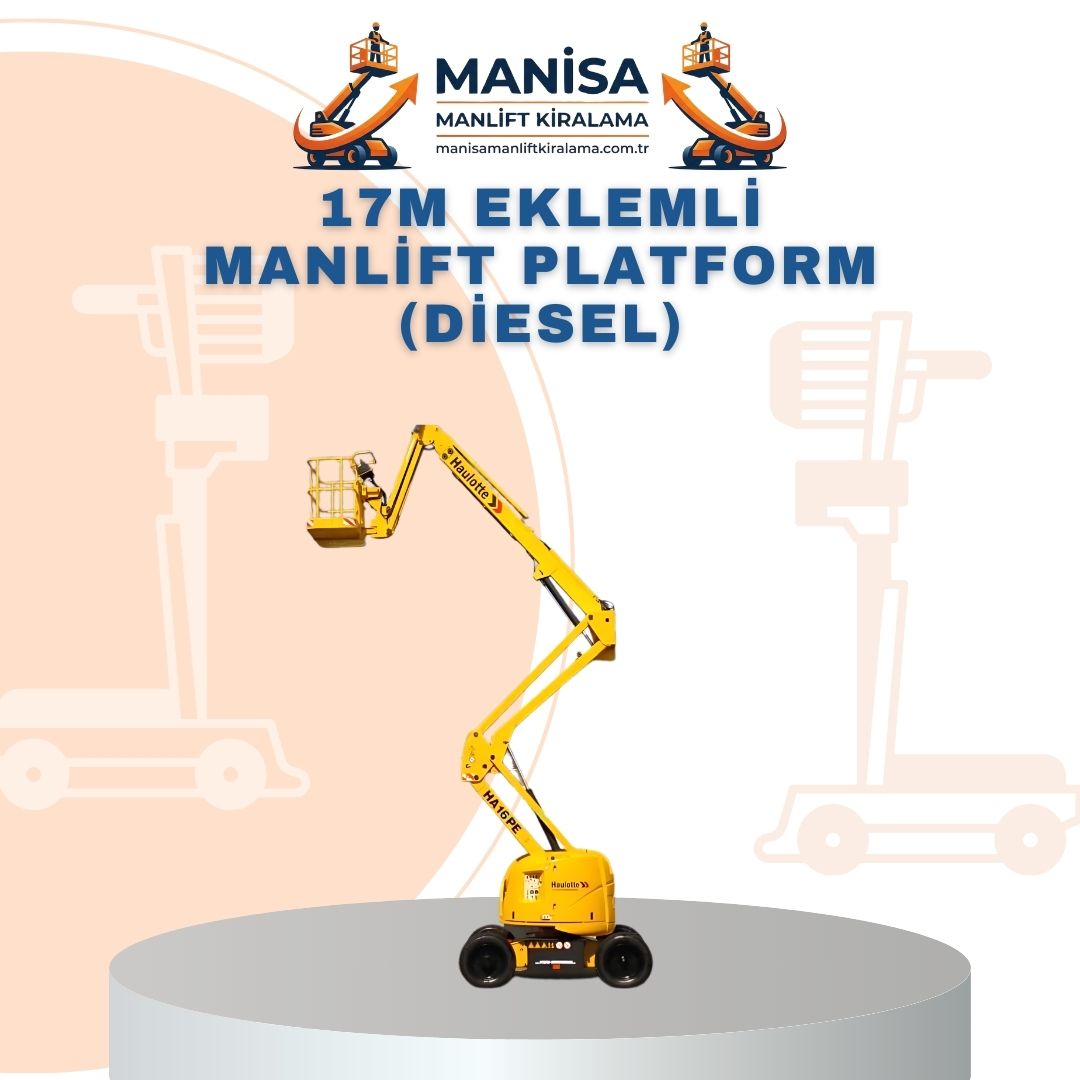 17m eklemli manlift platform diesel