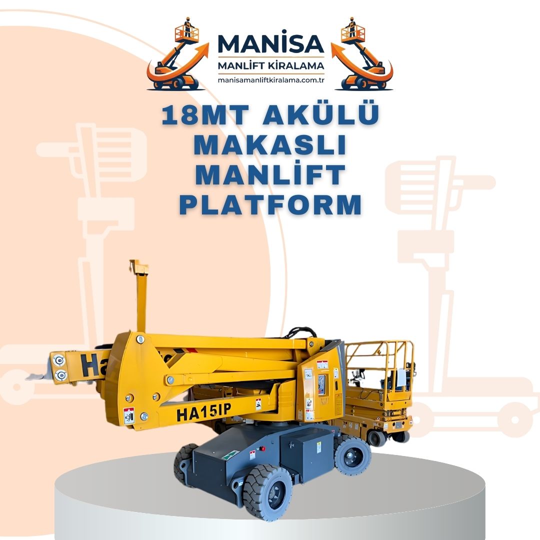18mt akulu makasli manlift platform
