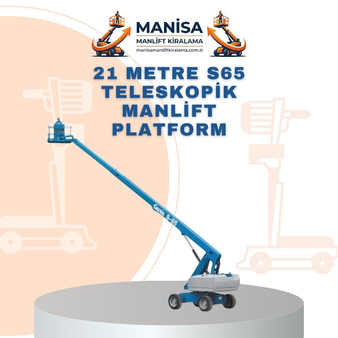 21 metre s65 teleskopik manlift platform