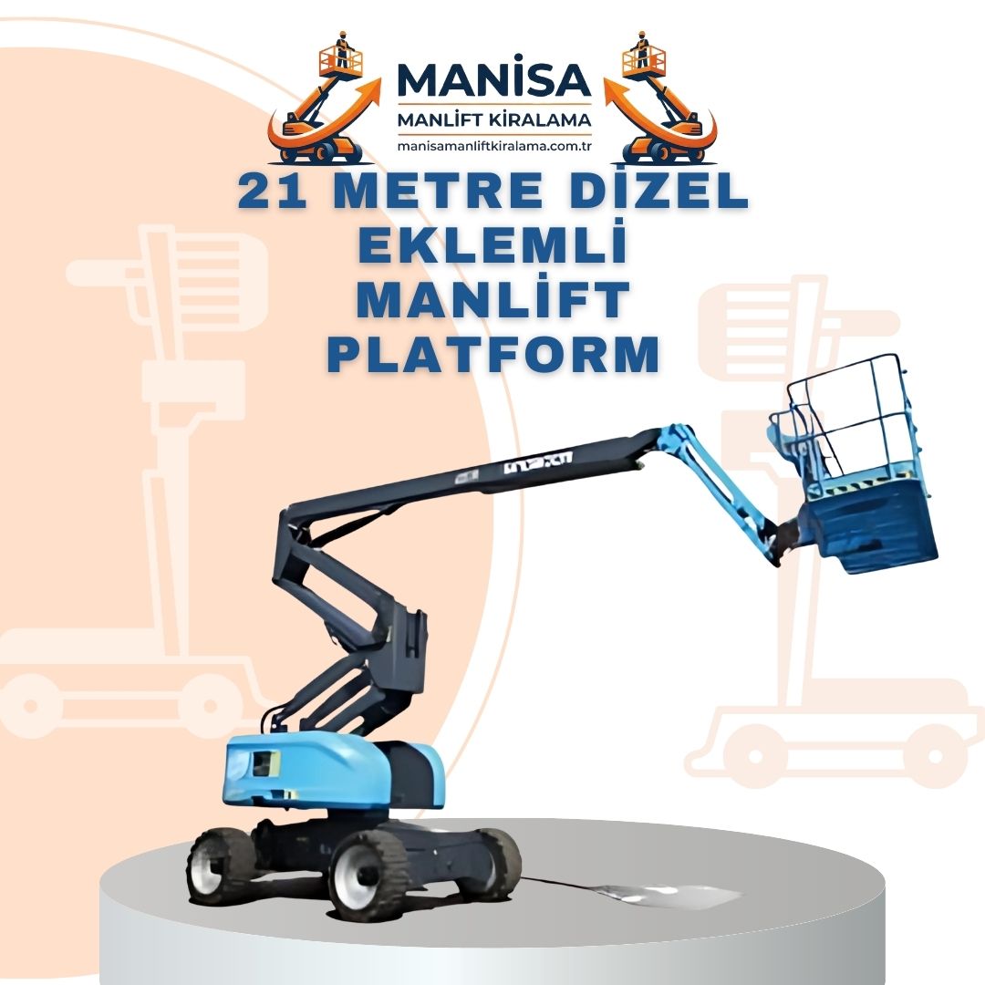 21m 4x4 dizel eklemli manlift platform