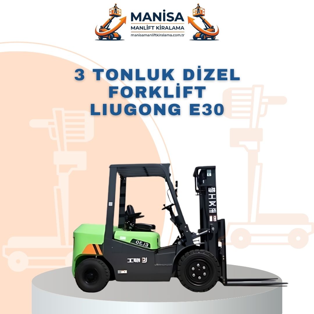 3 tonluk dizel forklift liugong e30